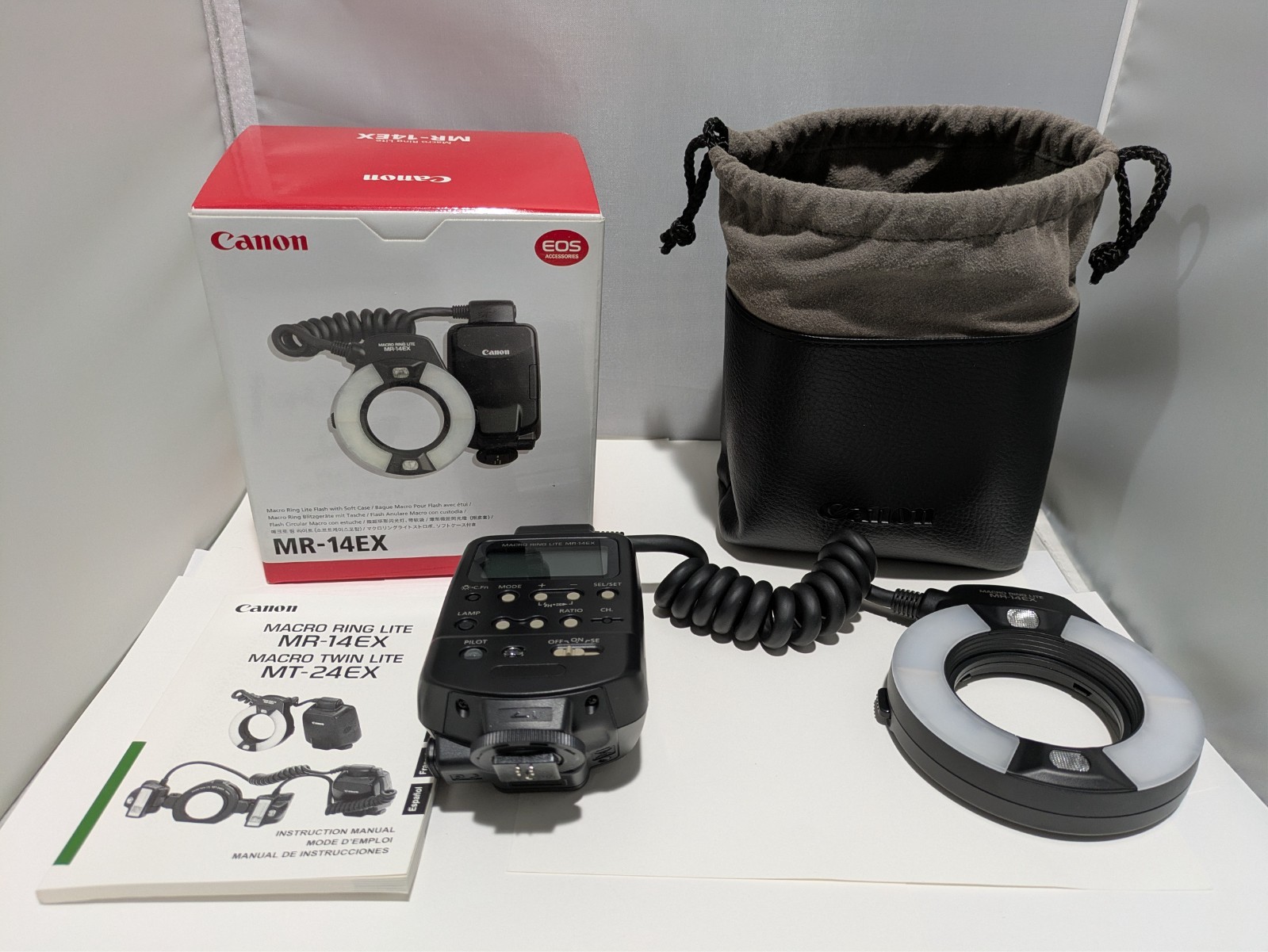 Canon MR-14EX Macro Ring Lite With Bag- Tested