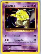 POKÉMON TCG DROWZEE 49/108 COMMON EVOLUTIONS LIGHTLY PLAYED