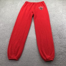 Vintage Texas Tech Red Raiders Sweatpants Mens Small Red NCAA Artex Fleece 80s