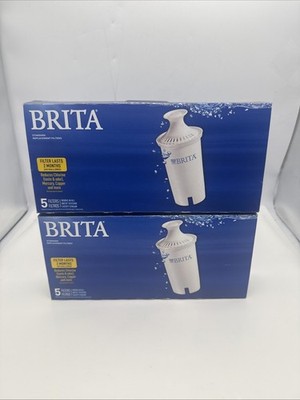 Brita Standard Water Filter for Pitchers and Dispensers, (2) 5-Packs NEW