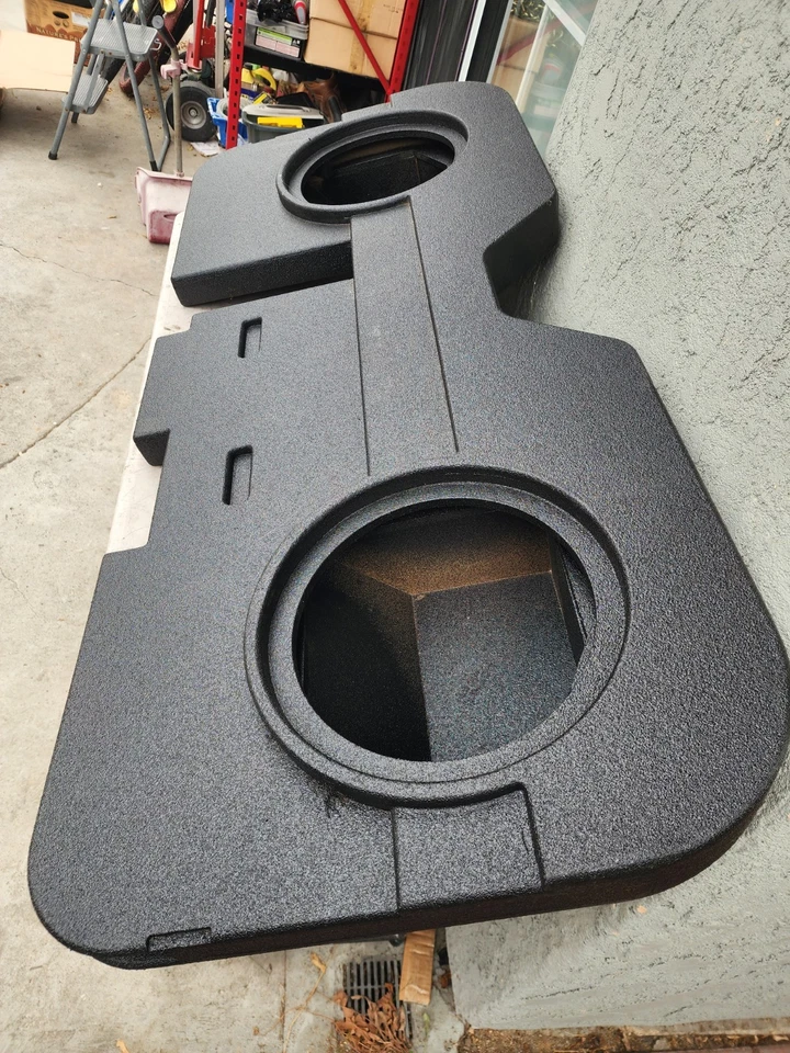 RAM 2002-2022 Doble Cabina, Quad 1500 2500 3500 Doble Puerto 12" Subwoofer Caja Foto 2 de 4