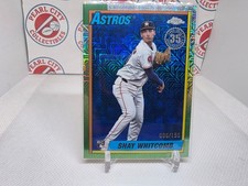 2025 Topps Chrome 35th Anniv 1990 Blue Mojo #T90C-118 Shay Whitcomb Astros /150