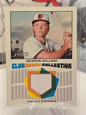 2026 Heritage Jackson Holiday Clubhouse Collection Relic patch Baltimore Orioles