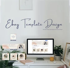 ebay store listing template, free logo design and 45 sec video ad for ebay store