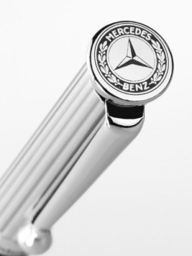 Mercedes-Benz GENUINE Ballpoint Pen Classic B66043351 SILVER & RED 