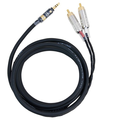 3.5mm Auriculares Enchufe a Doble RCA Analógico Audio Hifi Señal Fiebre Cable Gotham - Imagen 5 de 6
