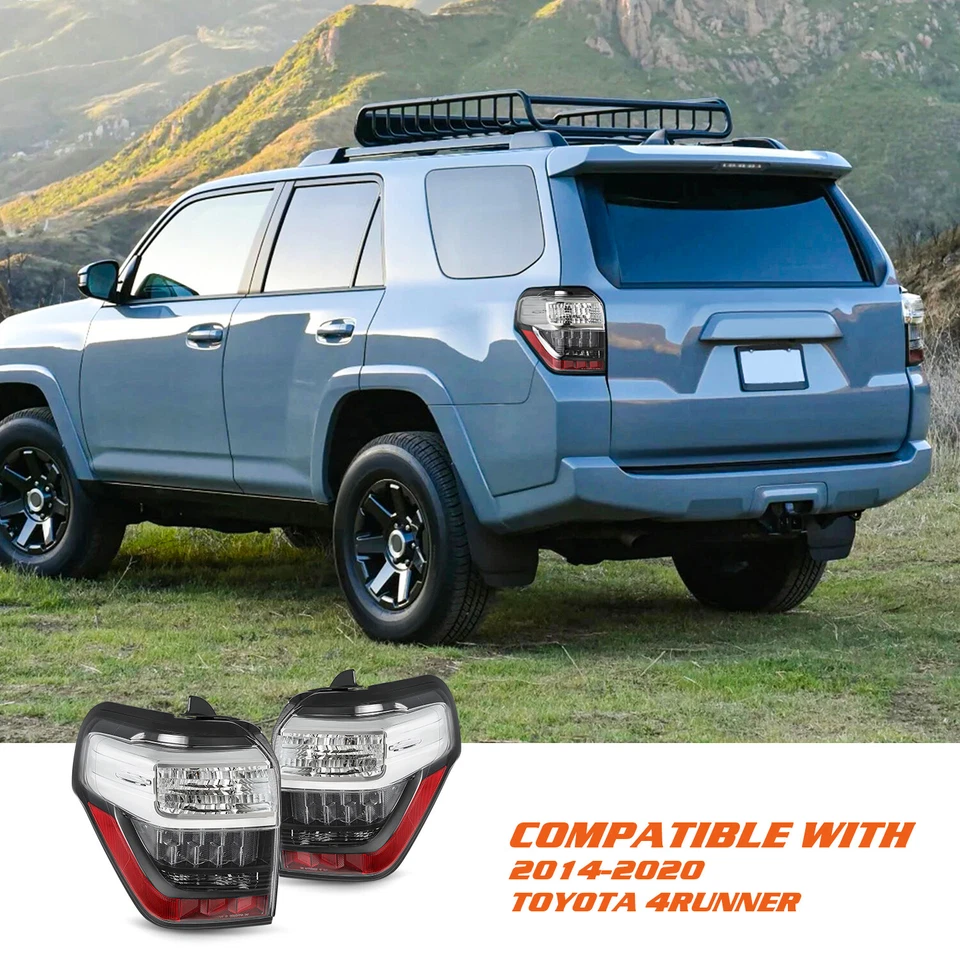 Luz trasera lámpara de freno para Toyota 4Runner 2014-2020 conjunto par exterior Foto 2 de 4