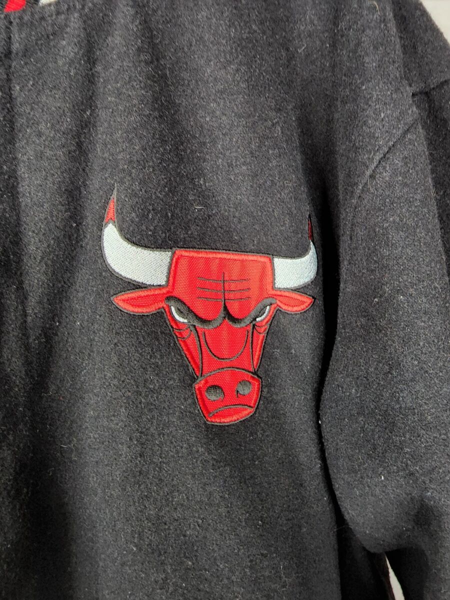 Vintage Jeff Hamilton NBA Chicago Bulls Black Reversible Vintage Jeff Hamilton NBA Chicago Bulls Black Reversible