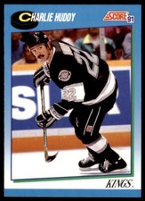 1991-92 Score Canadian Charlie Huddy #570 Los Angeles Kings