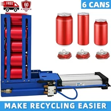 Pneumatic Can Crusher with 6 Cans Design Aluminum Can Crushers for Recycling
