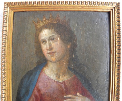 ANTICA Santa Caterina Alessandria Firenze ‘600 SEICENTO annotazione Carlo DOLCI - Picture 9 of 16