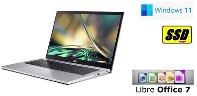 ACER INTEL DECA CORE i7 ~4000GB (4TB) SSD 64GB RAM~ 15,6'' WLAN OFFICE WINDOWS11