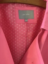 Lovely  Ladies  Size  12  Sugar  Pink  3/4  Length  Cotton/elastane  Jacket
