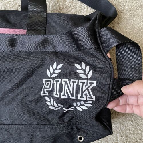 Victoria’s Secret PINK Reisetasche schwarz Tasche Reise-/ Fitness-/Weekendertasche - Bild 5 von 13