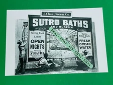 Found 4X6 PHOTO of Sutro Baths by Cliff House Ocean Beach in San Francisco