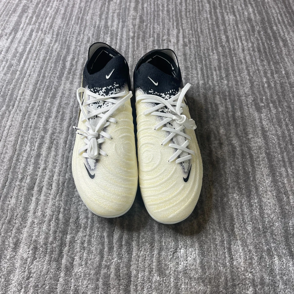 Nike Phantom GX 2 Elite FG Soccer Cleats Mens 6.5 Women 8 White Black FJ2559-100 - Image 4 of 4