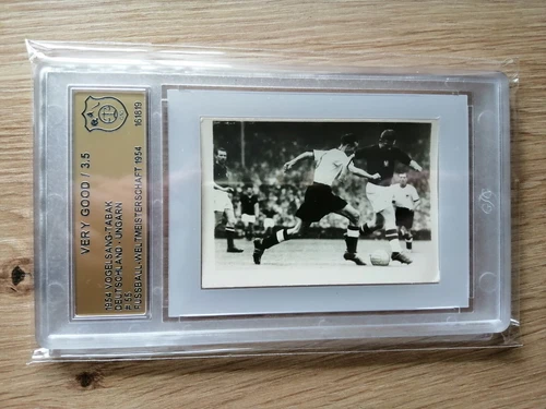 World Cup 1954 ++ FERENC PUSKAS (Hungary) ++ German collector card VOGELSANG #55