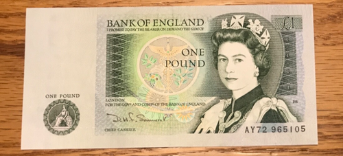 One Pound Paper Note Mogi9 Bank of England one pound Paper Note Km377b | eBay