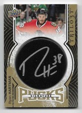 17/18 UPPER DECK TRILOGY SIGNATURE PUCKS AUTOGRAPH Ryan Hartman #SPRH GROUP C