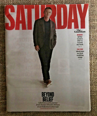 LUKE EVANS Jehovah to Hollywood ~ Saturday Magazine + FELTZ Lucy Beaumont HOPE O