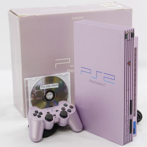 PS2 SAKURA Console System Boxed SCPH-39000 Tested Playstation 2 NTSC-J  J6130475