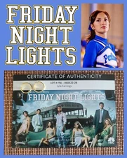 FRIDAY NIGHT LIGHTS: Lyla/Minka Kelly Earrings Studio COA