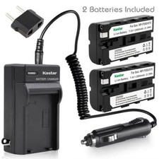 Kastar NP-F570 BatteryCharger for Sony NP-F330 F550 F570 LED Vedio Light V-Moun