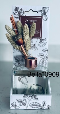 JuliaRaymond Fragrance Reed Diffuser ~AMBER HONEY~ 5.5fl Oz/162ml.