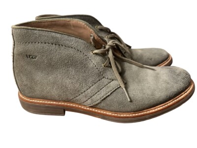 UGG Men Leighton Leather Suede Fur Green Shoes Boots Size 8.5  b2 Ugg Leighton – DesimoneShoesandSpa main image 4