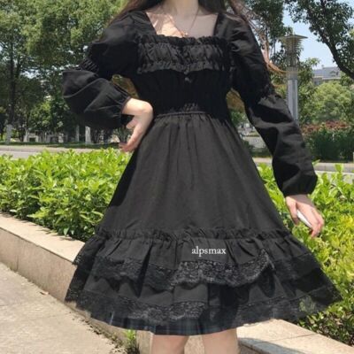 simple black mini dress Order Ryna Black Mini Dress​ for Women main image 1