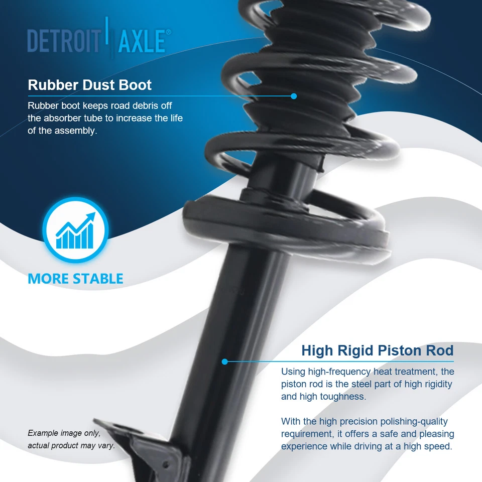 Rear Left and Right Struts Assembly Sway Bars for Dodge Intrepid Eagle Vision - Изображение 4 из 4