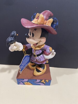 Disney Traditions Jim Shore''Hay There''Scarecrow Minnie Mouse 6.5''Tx4''W #6010861