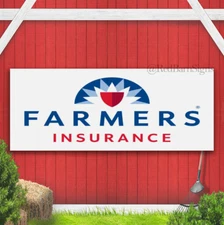 For FARMERS INSURANCE Brand Exposure Vinyl Banner Sign Coverage Broker Office