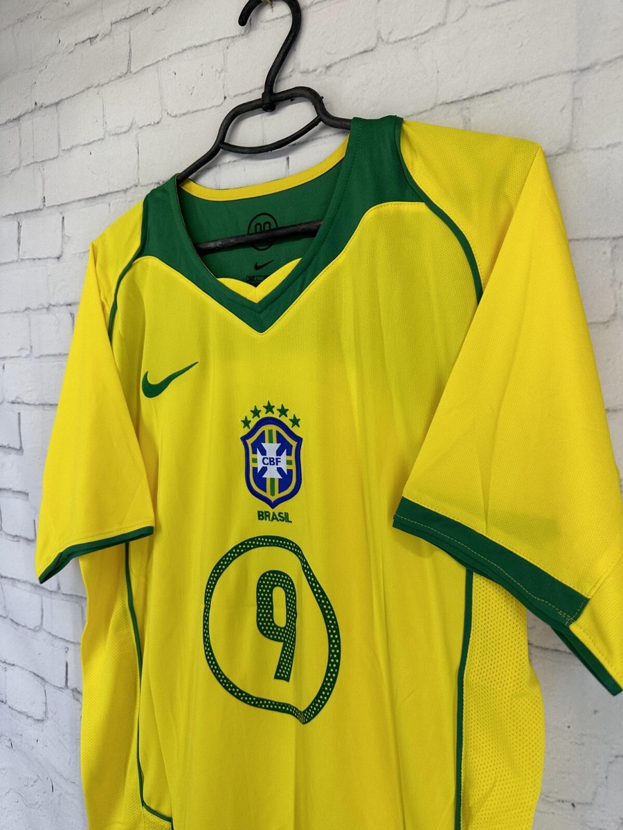 BRAZIL TEAM #9 RONALDO 2004 2006 VINTAGE RETRO FOOTBALL
