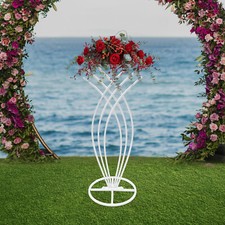 26 70cm Fish-shaped Iron Wedding Flower Stand For Weddings  Birthday Parties