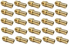  25 Pack 1/2 HOSE BARB X 3/8 MALE NPT Brass Pipe Fitting NPT Gas Fuel Water Air
