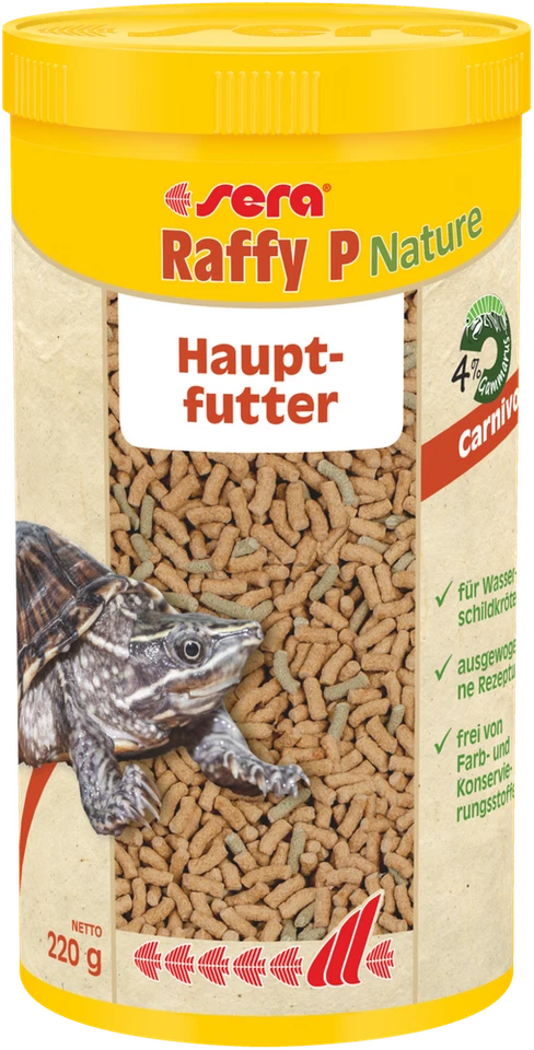 Sera Raffy P Hauptfutter für Wasserschildkröten 1000ml Aquarium Terrarium Futter