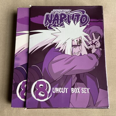 Shonen Jump: Naruto: Set 8 Uncut (DVD 3-Disc Ep 93-106) W/ Slipcover Anime Viz +