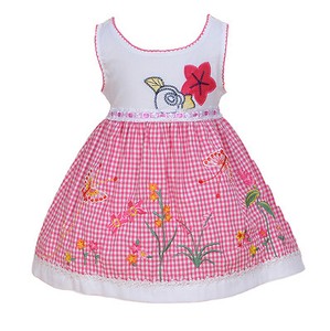 New Baby Girls Flower Cotton Dress in Lilac Pink 3-6 6-9 9-12 12-18 18-24 Months