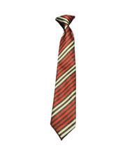 Boys 2-5 Pre-Tied Metal Clip on Neck Tie