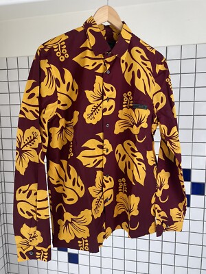 Prada Tropical Floral Patten Button up Shirt - Size 40