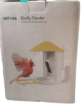 NetVue Birdfy Smart Bird Watch Feeder Cam Camera FHD Night Vision + Solar Panel