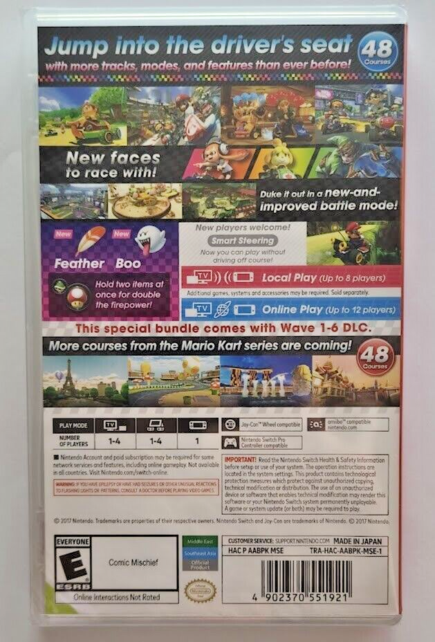 MARIO KART 8 DELUXE 新品未開封 6 Mario Kart 8 Deluxe