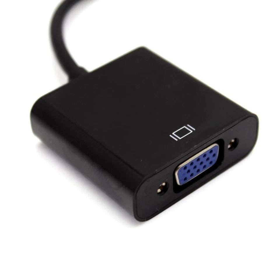 HDMI TO VGA MONITOR CABLE COMPUTER TV CORD 15-PIN 1080P PC - Image 4 of 4