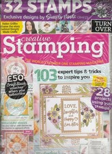 creative stamping magazine  Issue  71   All free Gifts Stampo included 
