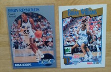 Orlando Majic 1990-91 NBA Hoops - Jerry Reynolds #219+ Brian Williams 