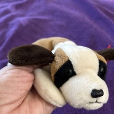 Ty Beanie Baby Bernie the St. Bernard PVC Filled NO HANG TAG