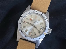 Orologio Vintage Monvis Automatico Subacqueo 25 Jewels Incabloc Swiss Made 32mm Data