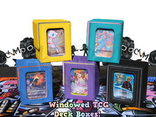 One Piece / Gundam / MTG / Pokemon Custom Windowed TCG Deck Box  - *UK Seller*