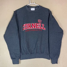 Champion Cornell University Gray Crewneck Sweatshirt Size S